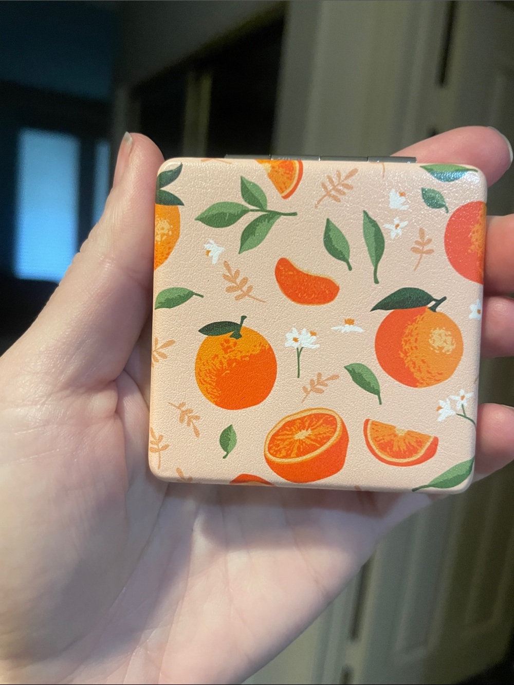 Orange Compact Mirror